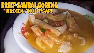 🔴 Resep Cara Membuat Sayur Sambel Goreng Krecek Kulit Sapi Enak amp Lezat by Ratnaesde [upl. by Jaye]