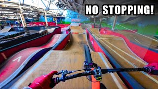 Riding All Lines at MONSTER Indoor Bikepark [upl. by Melborn]