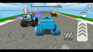 Monster Truck Mega Ramp Extreme Racing  Impossible Car Stunts Driving  Gadi game  Android Game84 [upl. by Kolb]