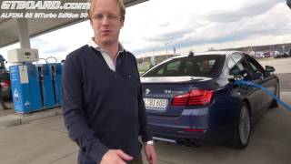 4k ALPINA B5 BiTurbo Edition 50 Autobahn 320 kmh  200 mph review 600 HP 800 Nm Gustav [upl. by Liddle]