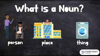 What is a Noun  Nouns for Kids  Parts of Speech [upl. by Annahavas]