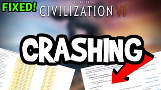 How To Fix Civilization 6 Crashing 100 FIX [upl. by Normi]