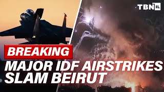 BREAKING IDF Airstrikes SLAM Hezbollah In Beirut Saudi Prince CONDEMNS Israel  TBN Israel [upl. by Alram]