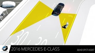 Mercedes Benz E Class 2016  Blind Spot Assist [upl. by Orren]