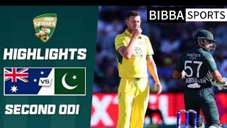 Pakistan vs Australia 2024 2nd ODI Highlights  Epic Cricket Match Recapquotcricket PakistanAUS ODI [upl. by Zeuqirdor811]