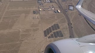 Boeing 737800 Pushback Takeoff Climb from Palm Springs 4k HDR [upl. by Mulac583]