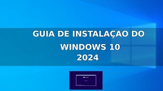 COMO INSTALAR O WINDOWS 10 ATUALIZADO [upl. by Kathi302]