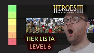 TIER LISTA jednostek 6 POZIOMU w HEROES 3 [upl. by Monney935]