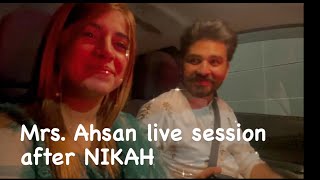 live session after nikah👩‍❤️‍👨  drmadihaahsan  drmadiha  mj ahsan  live session [upl. by Hedwig]