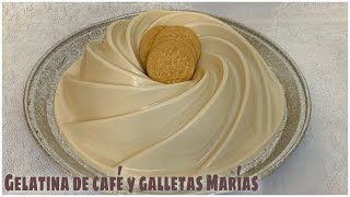 Gelatina de café y galletas Marías [upl. by Lanie653]