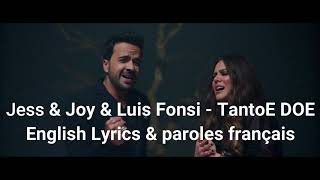 Jesse amp joy amp luis fonsi  tanto english lyrics  paroles francais [upl. by Imnubulo]