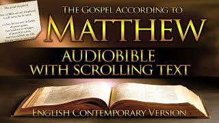 Holy Bible Matthew 1 to 28  Full Contemporary English With Text [upl. by Atnovart]