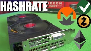 RX 580 8GB Hynix Hashrate  Zcash  Monero  Ethereum  Vertcoin [upl. by Forland937]