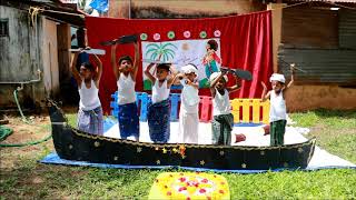 ONAM 2019  PALKULANGARA  VALLAM KALI DANCE  The Wonder Years Preschool Daycare Trivandrum [upl. by Colner170]