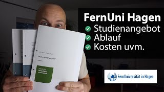 Alles zur FernUni Hagen Studiengänge Kosten Ablauf im Fernstudium für Einsteiger [upl. by Sawyor]