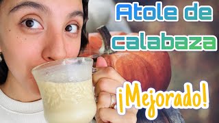 Aprende a hacer el MEJOR atole de CALABAZA en DOS MINUTOS🎃🍁🍂 [upl. by Kuhlman]