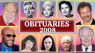 Famous Faces Who Passed Away in 2008 Part 02 OBITUARIES TV [upl. by Nadroj]