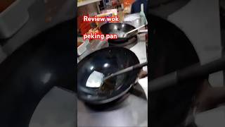 Review japan peking pan wajan baja bagus banget streetfood food wokpan cooking shorts fyp [upl. by Tengler]