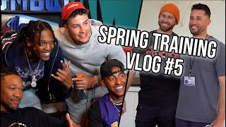 Evan Longoria and more MLB players visit the Jomboy Media mansion  Spring Training Vlog 5 [upl. by Ailaro]