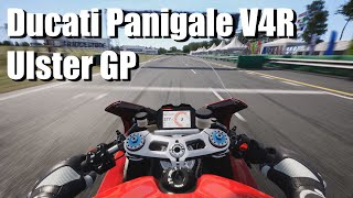 One Amazing Lap At Ulster GP  Ducati Panigale V4r Full Speed Onboard  Ride 4 [upl. by Jelena]