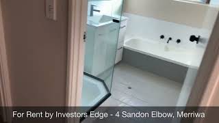 For Rent by Investors Edge  4 Sandon Elbow Merriwa [upl. by Arie]