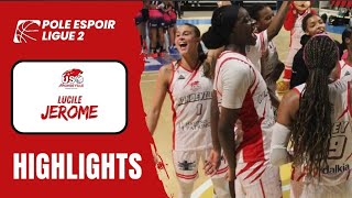 Lucile Jerome vs Pole Espoir Basket Féminin with USO Mondeville  Basketball Women HIGHLIGHTS 🏀 [upl. by Rotberg794]