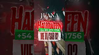 🥳 🥳 HALLOWEEN en el boliche Juana Palermo 🎃​🎃​ Fiesta de disfraces [upl. by Brien310]