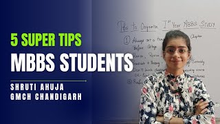 TIPS FOR 1st YEAR MBBS STUDENTS  MBBS 1st YEAR GUIDANCE [upl. by Ayama]