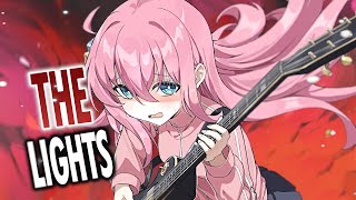 Nightcore  Lights Rock Version Lyrics [upl. by Landon]