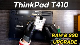 Lenovo ThinkPad T410 RAM SSD Upgrade [upl. by Iroc810]