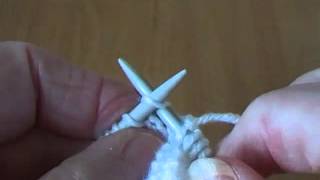 How to knit UK  Part 5  Stocking Stitch St St [upl. by Ennahteb]