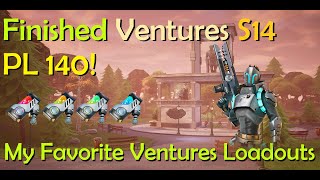 Finished Ventures S14  My Favorite Ventures Loadouts  Fortnite StW [upl. by Audrey]