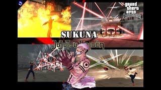 GTA San Andreas  Ryomen Sukuna Mod Jujutsu Kaisen [upl. by Nnaycart]