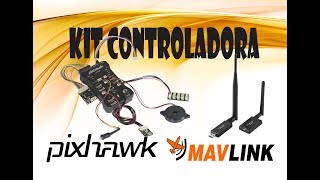 UNBOXING CONTROLADORA PIXHAWK OSD E TELEMETRIA 433 500mw [upl. by Auhesoj]