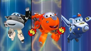 SuperWings Jett Run Gameplay  Whos Fastest jett Balck vs Donnie orange vs Paul superwings [upl. by Ardnuaet575]