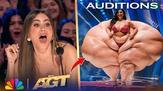 The biggest unique video ever in Americas Got Talent 😮😮 [upl. by Eachelle]