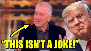 Robert De Niro GOES VIRAL On ‘The View’ With DIRE Trump WARNING⛔️ [upl. by Ioj134]