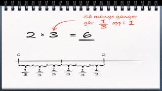 Algebra video 14  Divisjon av brøker [upl. by Gilmour]