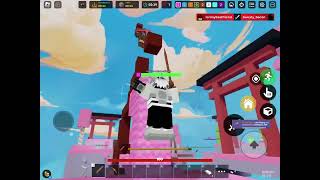 Roblox bedwars but using barbarian kit doubles [upl. by Stroup]