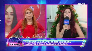 Milena Zárate lanza advertencia a Pilar Gasca quotCon mi hija no te vuelvas a meterquot [upl. by Lusty532]