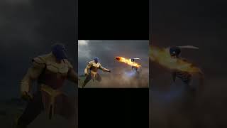 Fan made Thanos vs haddi thanos shortsfeed haddi fighting [upl. by Tranquada]