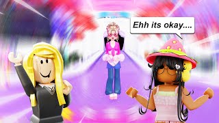 FORCING A DTI HATER TO PLAY DRESS TO IMPRESS ✨ FUNNY MOMENTS [upl. by Cathee661]