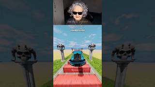 Cars vs 120 Container Boxs 💀🚗😂 Real Granny 👵 BeamngDrive shorts beamingdrive [upl. by Cherrita974]