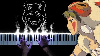 Princess Mononoke Theme  Solo Piano [upl. by Bathsheeb]