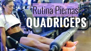 RUTINA de PIERNAS enfoque en QUADRICEPS  Naty Arcila [upl. by Terencio546]