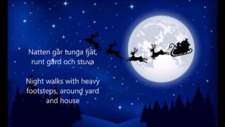 Natten går tunga fjät Sankta Lucia  ENGLISH TRANSLATION [upl. by Anala785]