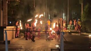 Amazing Fire Dance  Poracay Resort  Porac Pampanga [upl. by Millhon]