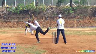 cricket MKS CORK BALL TOURANMENT SEMIFINAL1 SACHIN CC vs EAGLE CC CORK BALL MATCH [upl. by Nichol303]