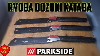 seghe giapponesi parkside ryoba dozuki kataba Vale la pena acquistarle [upl. by Rafa]