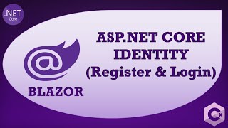 Blazor Identity  Register and Login in Blazor [upl. by Hay321]